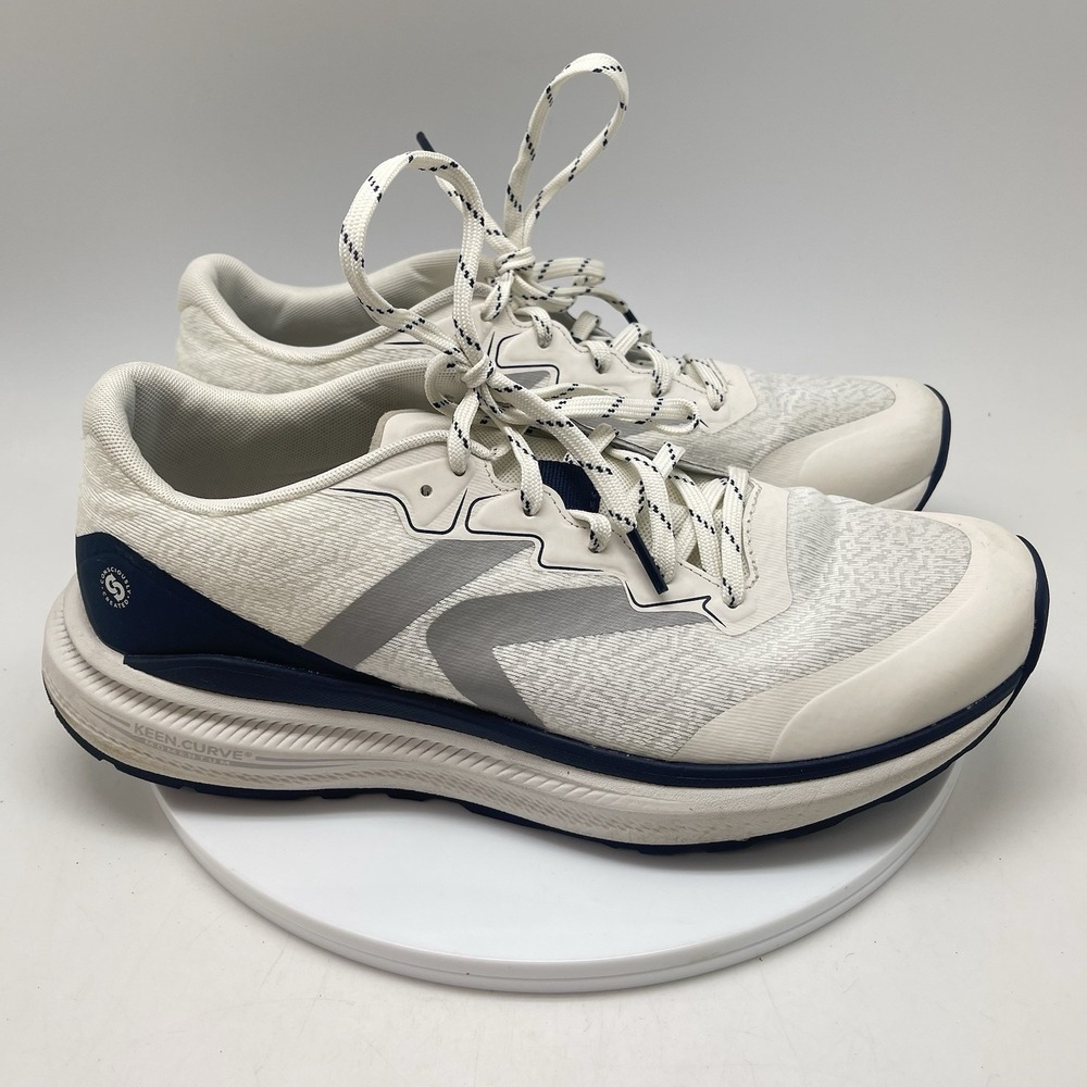 KEEN WK500 Sneakers Mens 10.5 White Navy Athletic Running Casual Shoes 1030325